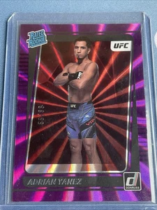 2022 Donruss UFC - Rated Rookie Adrian Yanez #209 Holo Purple Laser /99 (RC) - Picture 1 of 3