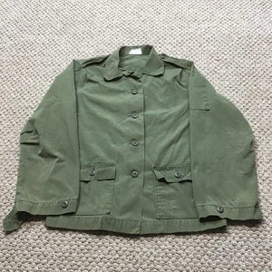 VINTAGE US Army Field Jacket donna 12 oliva ripstop utility 8410-00-782-3300 - Foto 1 di 10