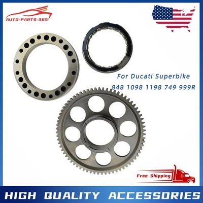 For Ducati Superbike 848 1098 1198 749R 999R ST3 One Way Starter Clutch Gear Foto 1 de 4