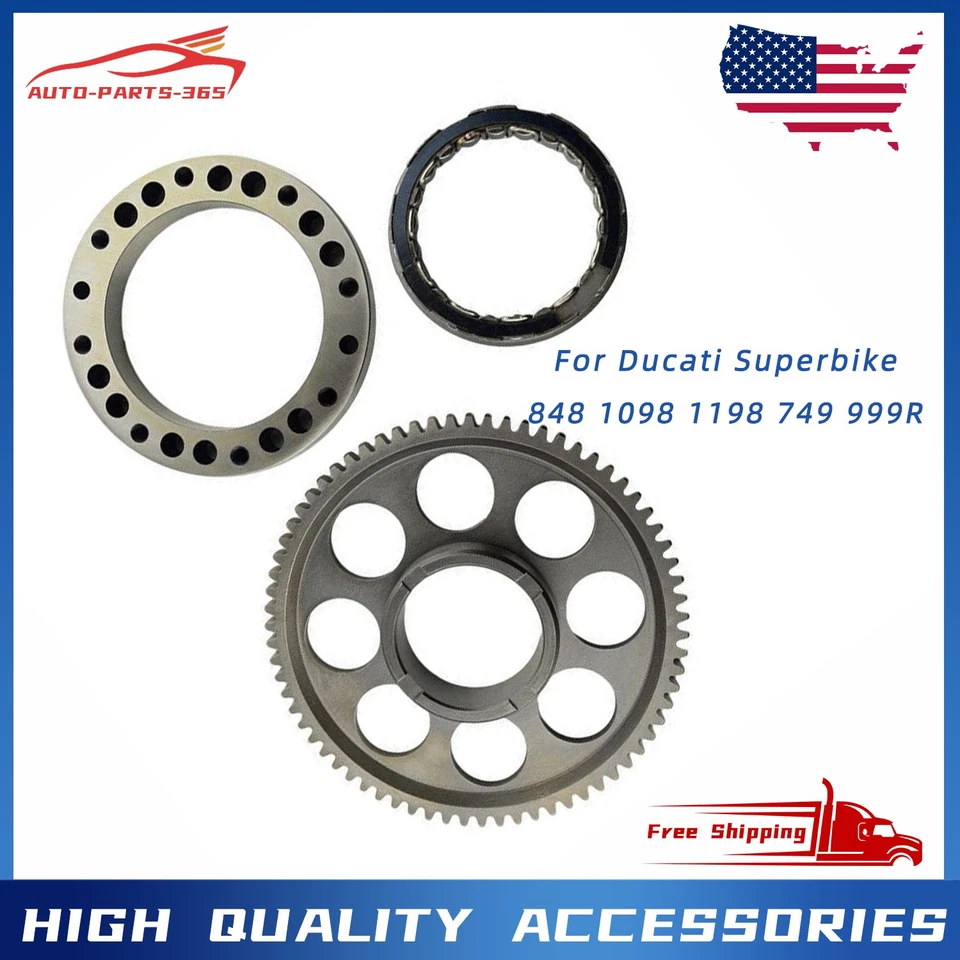 For Ducati Superbike 848 1098 1198 749R 999R ST3 One Way Starter Clutch Gear Foto 1 de 4