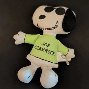 Joe Shamrock Peanuts Snoopy 6 Inch Plush Vintage Rare - Picture 1 of 13