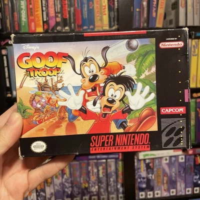 Disney's Goof Troop (Super Nintendo SNES, 1993) Complete! - Image 1 of 4
