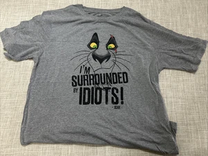 Disneyland Paris Scar I'm Surrounded By Idiots T-Shirt XXL Disney Parks grau - Bild 1 von 11