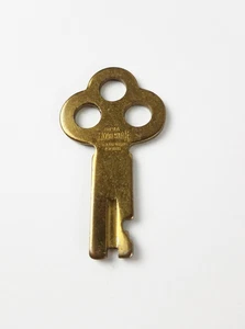 Orig Vintage EXCELSIOR Schlüssel 5987 für antike Truhe Footlocker Schloss #5987 - Bild 1 von 5