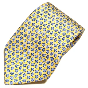 Boy's Vineyard Vines Tie Yellow Sea Shells Beach Stylish Cool Cutesy 48" L USA - Picture 1 of 21