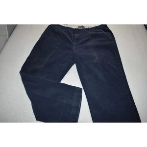 Polo Ralph Lauren Pants Corduroys Mens Size 42 x 30 FLAT Straight Cotton Blue - Picture 1 of 6