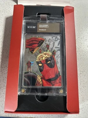 2024 Kyubi Disney Marvel Deadpool And Wolverine Silver Trading Card In A Case - Image 1 of 4