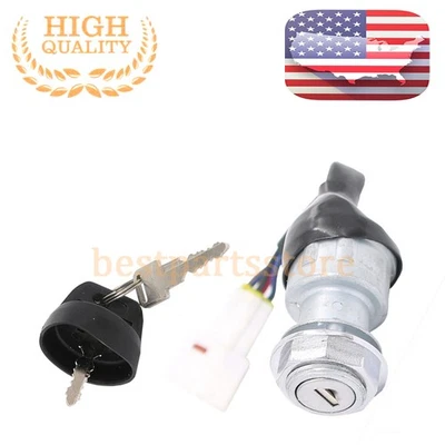 Ignition Key Switch For HiSun UTV 400 500 700 800 Yardsport Menards Excalibur - Image 1 of 4