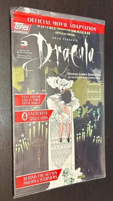 DRÁCULA #3 (Topps Comics 1992) -- Mike Mignola -- Sellado con tarjetas coleccionables Foto 1 de 2