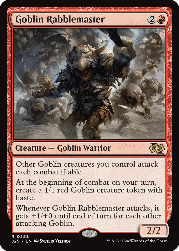 MTG Goblin Rabblemaster (English ) J25 - Image 1 of 1