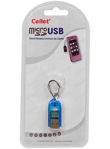 Cellet Super Small Blue microSD / microSDHC Kartenleser - Bild 1 von 2