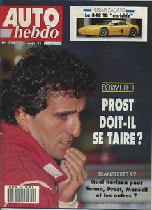 Hebdo Auto Nr.790 06.08.1991 Porsche 968 Lancia Delta Integrale - Bild 1 von 1