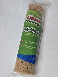 Libman Wood Floor Mop Refill Extra Dry Oceanic Sponge #02027 Metal NIP - Picture 1 of 3