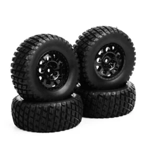 4pcs Rc 1/10 Short Course Truck Tires Wheel Model 12mm Hex Fit Slash Truck Car - Bild 1 von 15