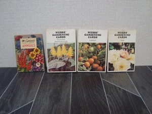 Gartenbücher - Mr Cutherts EINJÄHRIGE / 3 x Webbs 20 Karten Set Gartenkarten - Bild 1 von 3