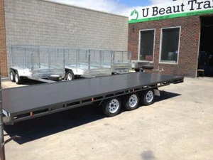 20x7 Flat Top Trailer Tri axle Trailer 3000kg GVM - Picture 1 of 1