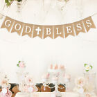 Stylish Burlap Banner - Ideal for Church Christening and Communion Party Decor