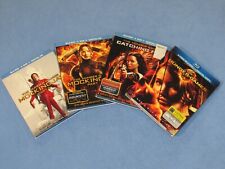 4 Blu-Ray/DVD Lot: THE HUNGER GAMES~CATCHING FIRE~MOCKINGJAY 1 & 2 (Collection)
