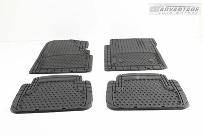 2011-2013 BMW X5 E70 DIANTEIRO E TRASEIRO TODAS AS ESTAÇÕES TAPETE DE ASSOALHO CONJUNTO DE REPOSIÇÃO DE BORRACHA - Imagem 1 de 4