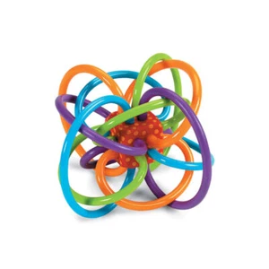 Manhattan Classic Winkel Rattle 12.7cm Baby/Toddler Activity Toy Unboxed 0m+ - Picture 1 of 7