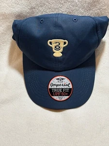 Imperial True Fit Golf Hat Blue UPF 50+ Adjustable Men's Performance Cap - Picture 1 of 5