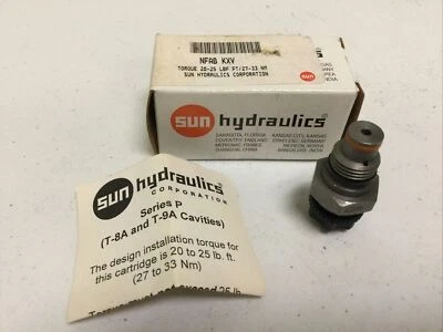 NEW, SUN HYDRAULICS NFAB KXV S459450 TORQUE  VALVE, FREE SHIPPING - Image 1 of 4