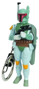Star Wars BOBA FETT Keychain Keyring Mandolorian Bounty Hunter S2 Retired New - Picture 1 of 9