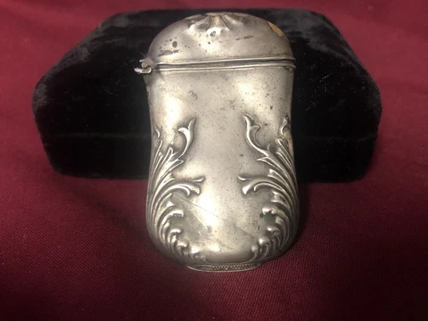Sterling Silver Victorian Needles Holder 🌺 Cover