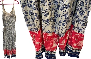 Jessica Simpson FLORAL JUMPSUIT PLUS SZ 3X - Picture 1 of 7