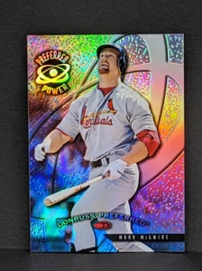 1998 Donruss PRIZED Collections Mark McGwire /55 Preferred Power Refractor Foil - Picture 1 of 2