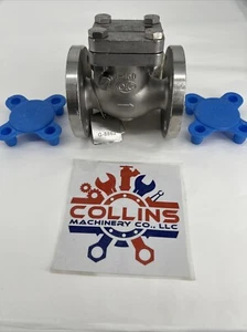 Newman’s 1" Swing Check Valve, Class 150, CF8M Body, 275 PSI, FIG S153-T, B16.34 - Picture 1 of 16