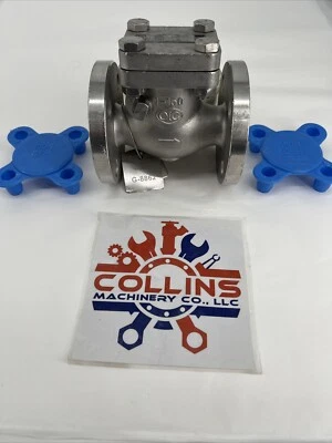 Newman’s 1" Swing Check Valve, Class 150, CF8M Body, 275 PSI, FIG S153-T, B16.34 - Image 1 of 4