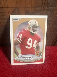 1990 Fleer #7 Charles Haley 49ers NFL Football Sports Trading Collectible Card - Picture 1 of 2