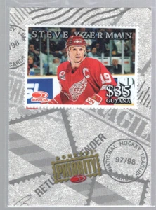 * 1997-98 Donruss Priority - Stamps - STEVE YZERMAN - Picture 1 of 2