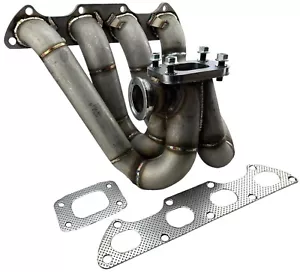 T3 Top Mount Equal Length Turbo Manifold 44mm fits Civic B16 B18 Integra CRV B20 - Bild 1 von 4