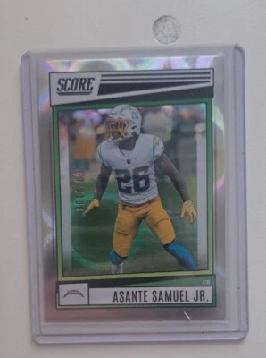 2022 Score Silver Asante Samuel Jr #97/199 - Image 1 of 2