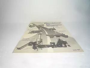 ANTIGUA PROSPECTO MÁQUINAS DE VIAJE PARA CALLES BITUMINOSAS AÑOS 30 - Imagen 1 de 6