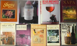 Lot de 9 livres sur le vin - couvertures rigides - Windows of the World, Sherry, Hugh Johnson... - Photo 1 sur 10