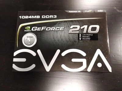 EVGA Nvidia GeForce 210 1GB DDR3 VGA DVI HDMI PCI-E Video Card 01G-P3-1313-KR - Image 1 of 3
