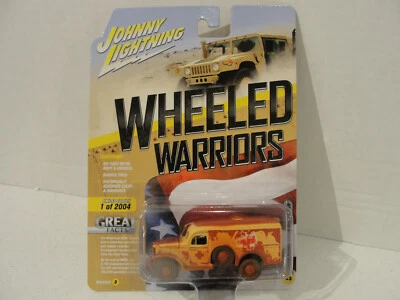 Ambulancia Dodge WC54 Johnny Lightning Wheeled Warriors Ver B Segunda Guerra Mundial Foto 1 de 2