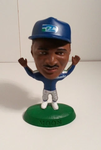 LOOSE Sideline Quarterbacks Headliners WARREN MOON SEATLE  Figure NFL 1998 - NEW Cover