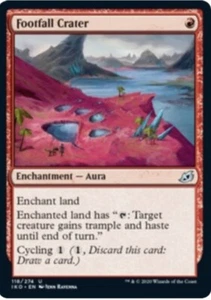 Cráter Footfall Ikoria: Lair of Behemoths Magic The Gathering Casi nuevo #118/274 manejo el mismo día - Imagen 1 de 1