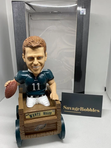 CARSON WENTZ Philadelphia Eagles Bobble Head "Wentz Wagon" 2016 Bobblehead Cover