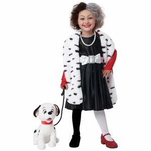 Dalmatian Diva Cruella Movie Story Book Week Toddler Girls Costume - Picture 1 of 3