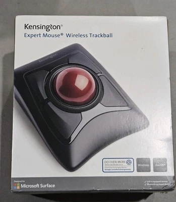 Kensington Expert Mouse Wireless Trackball Four Button  72359 - New Open Box  - Image 1 of 4