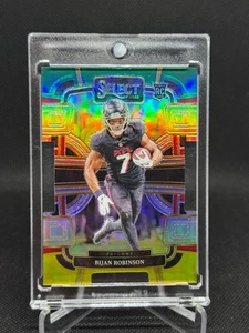 BIJAN ROBINSON 2023 Select Concourse verde y amarillo troquelado Prizm Rookie #4 - Imagen 1 de 2