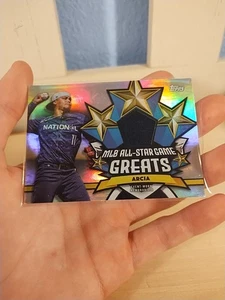 2025 Topps MLB All-Star Game Greats Jersey/Relic #ASGR-OA Orlando Arcia, Braves - Picture 1 of 2