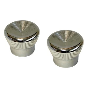 1967-72 Pontiac GTO Firebird Radio Control Knobs Chrome OEM - Picture 1 of 9