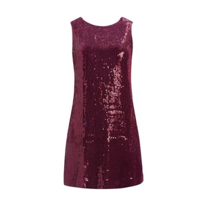 Alice and Olivia lila Pailletten Minikleid Größe 10 neu Einzelhandel $ 495 - Bild 1 von 7