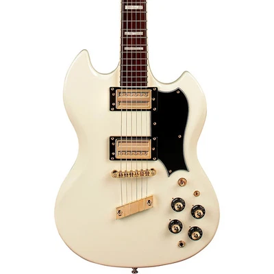 Guitarra Eléctrica Guild Polara Kim Thayil Cuerpo Sólido De Colección Blanca Foto 1 de 4